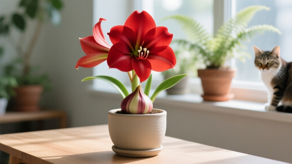 Pet Friendly How to Plant an Amaryllis Bulb Indoors: 7 Vet-Approved Steps That Prevent Toxicity, Avoid Common Mistakes, and Guarantee Blooms—Even If You’ve Killed Every Houseplant Before