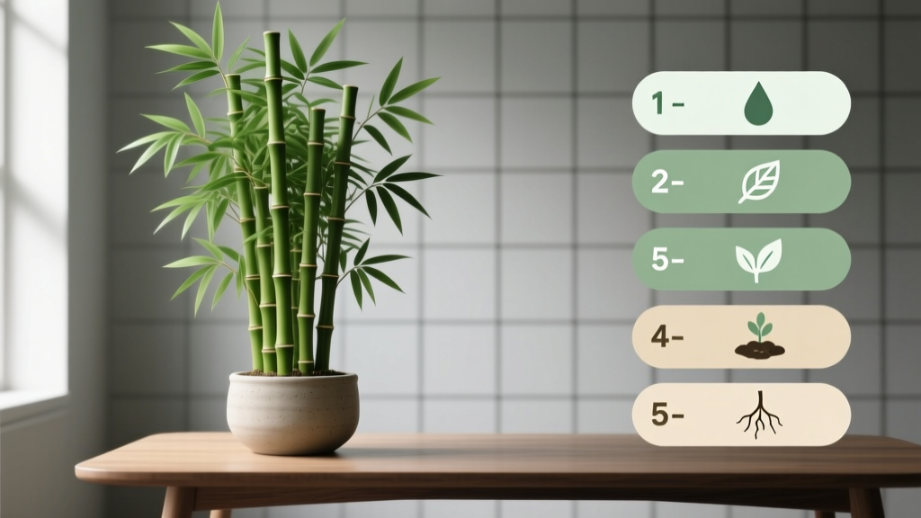 What to Feed Indoor Bamboo Plants: The 5-Step Fertilizing System That Prevents Yellow Leaves, Stunted Growth, and Root Burn (Backed by University Extension Research)