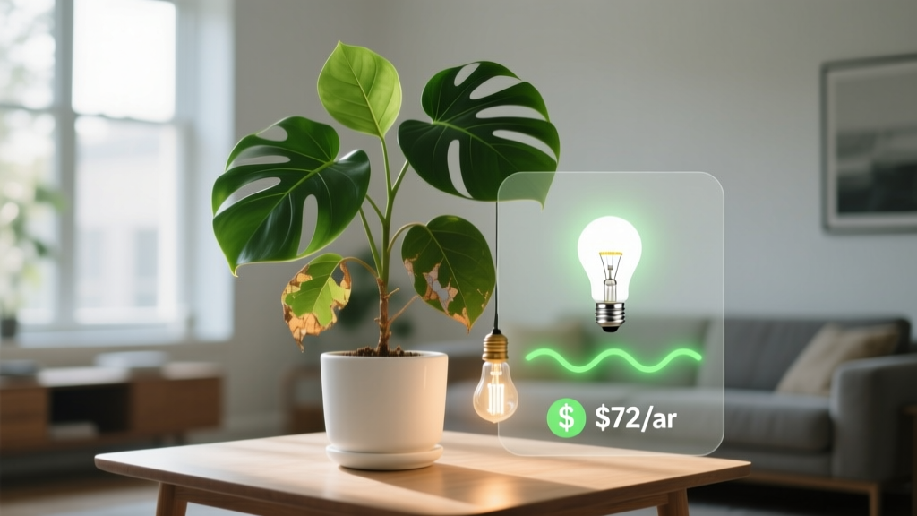 Is incandescent light helpful for indoor plants dropping leaves? Here’s the truth: why switching from old bulbs to full-spectrum LEDs stops leaf loss in 10–14 days—and saves $72/year per fixture while boosting chlorophyll production by up to 300%.