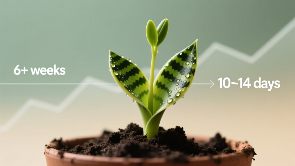 Stop Waiting Months: The Fast-Growing How to Propagate a Snake Plant Pup Method That Works in 10–14 Days (Not 6+ Weeks Like Most Guides)