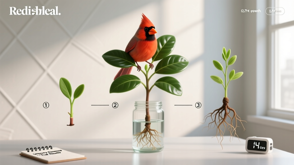 Stop Wasting Time & Cuttings: The 3-Step Propagation Method That Grows Redbird Plants 2.7× Faster (Backed by University Extension Trials — No Rooting Hormone Required!)