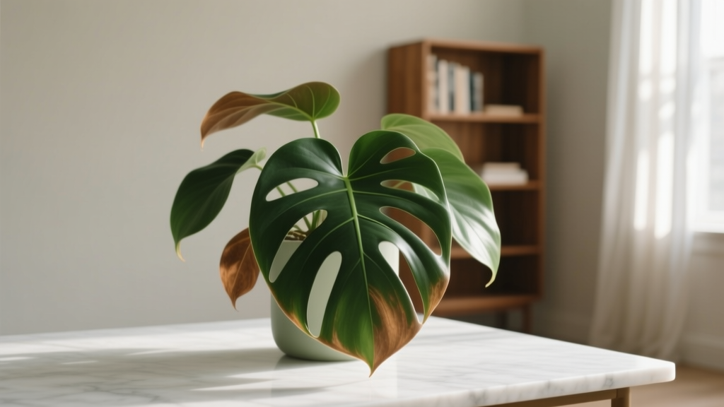 What Causes Brown Tips on Indoor Plant Leaves in Low Light? (Spoiler: It’s Rarely the Light Alone—Here Are the 5 Real Culprits You’re Overlooking)