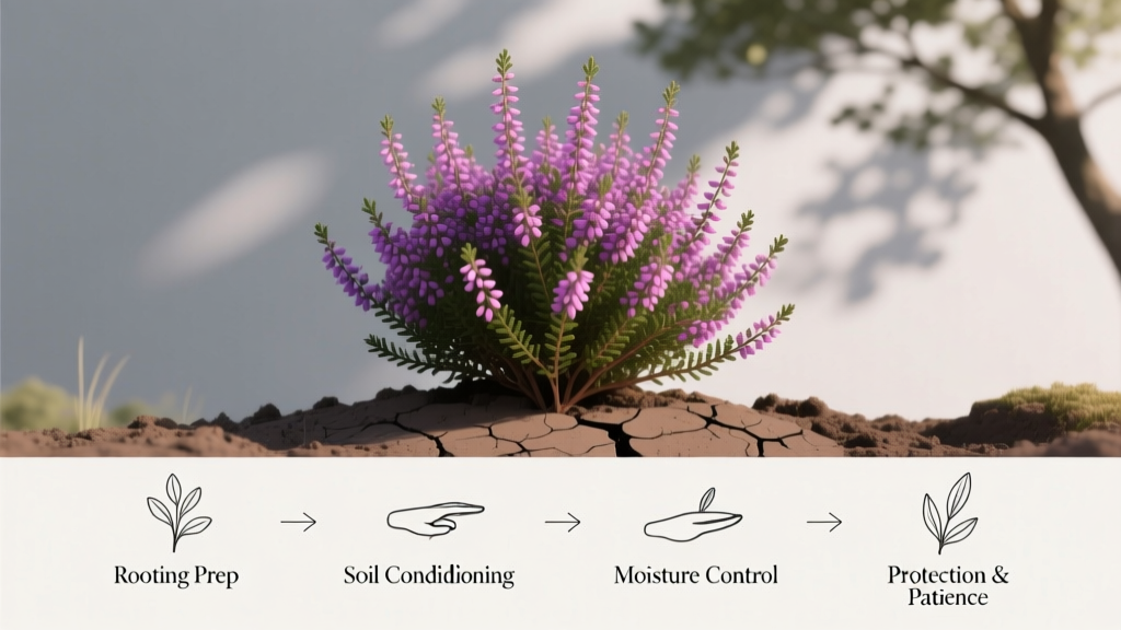 Stop Wasting Time on Failed Cuttings: The Exact 4-Step Method for Fast-Growing Heather Propagation (Works Even in Clay Soil & Partial Shade)