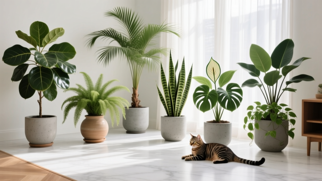 The Stress-Free Repotting Guide for Cat Owners: 7 Large Indoor Plants That Won’t Harm Your Feline + Exactly When, How, and Why to Repot Them Safely (No Vet Bills, No Guilt, Just Lush & Safe Greenery)