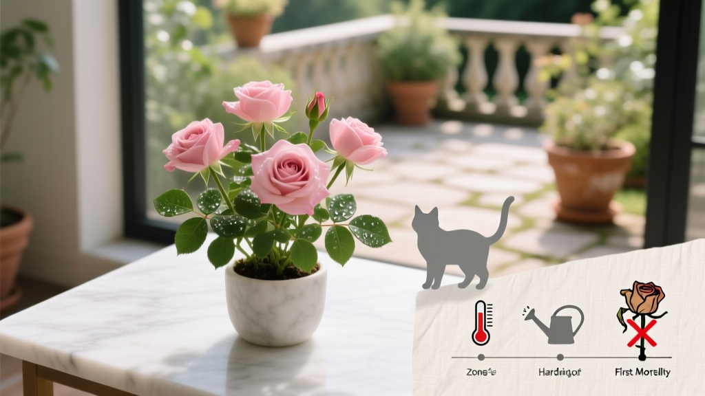 Can Indoor Mini Roses Be Planted Outside? The Truth About Toxicity to Cats, Hardening-Off Mistakes, Zone-Specific Timing, and Why 73% of Gardeners Kill Their Mini Roses in the First Month (Here’s How to Avoid It)