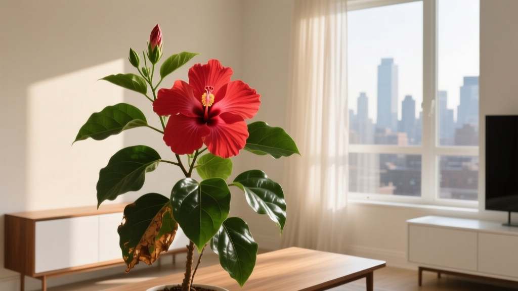 Stop Killing Your Indoor Hibiscus: The 7-Step Science-Backed Routine That Turns Brown Leaves, Drooping Buds, and Zero Blooms Into Vibrant, Year-Round Flowers — Even in Low-Light Apartments (No Green Thumb Required)