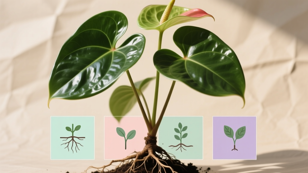 Non-Flowering How to Propagate Anthurium Plants: The 4 Foolproof Methods That Work Even When Your Plant Hasn’t Bloomed in Years (No Flowers Needed!)
