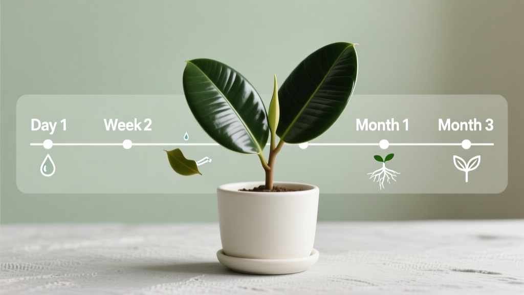 Stop Wasting Leaves: Why Propagating a Rubber Plant from a Single Leaf Won’t Work—And What *Actually* Works (With Realistic Watering Timelines for Success)