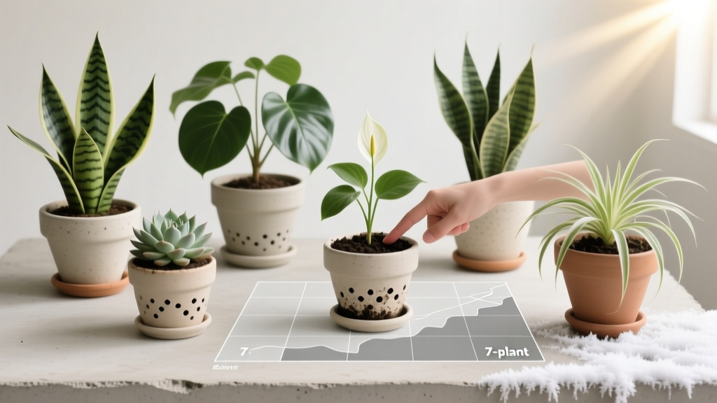 Non-flowering how frequently to water indoor plants? Stop guessing: The 7-plant moisture map (with finger-test science, seasonal adjustments, and pot-size math) that cuts overwatering by 83% in 10 days