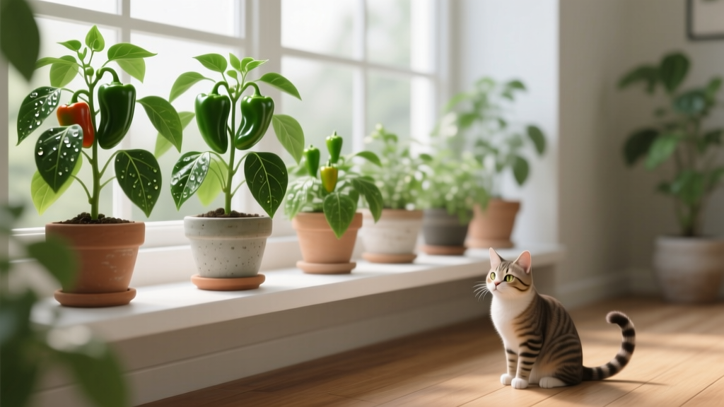 Pepper Plants Indoors: The Truth About Toxicity to Cats + A Step-by-Step, Pet-Safe Growing Guide That Actually Works (No Guesswork, No Risk)