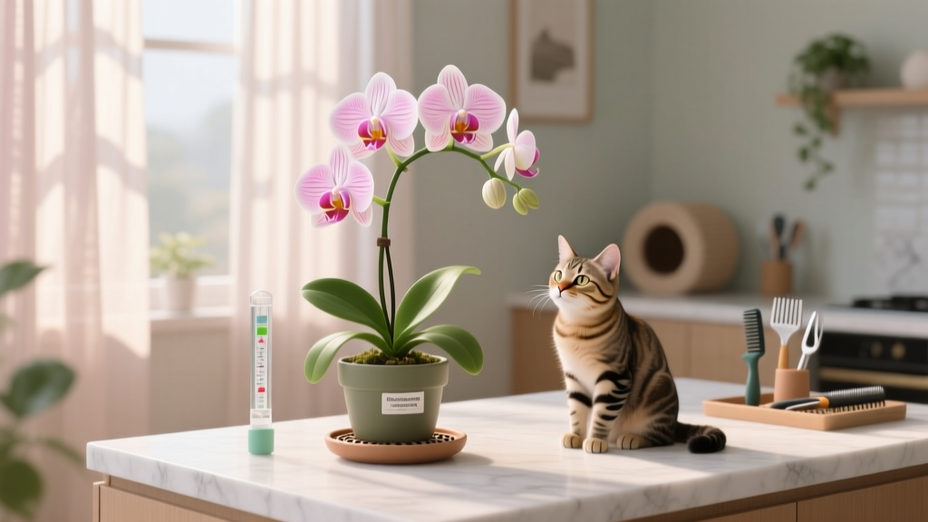 Pet Friendly How to Care for an Orchid Plant Indoors: The 7-Step Stress-Free Guide That Keeps Your Cat Safe, Your Orchid Thriving, and You From Overwatering (Backed by Horticulturists & Vet Toxicologists)