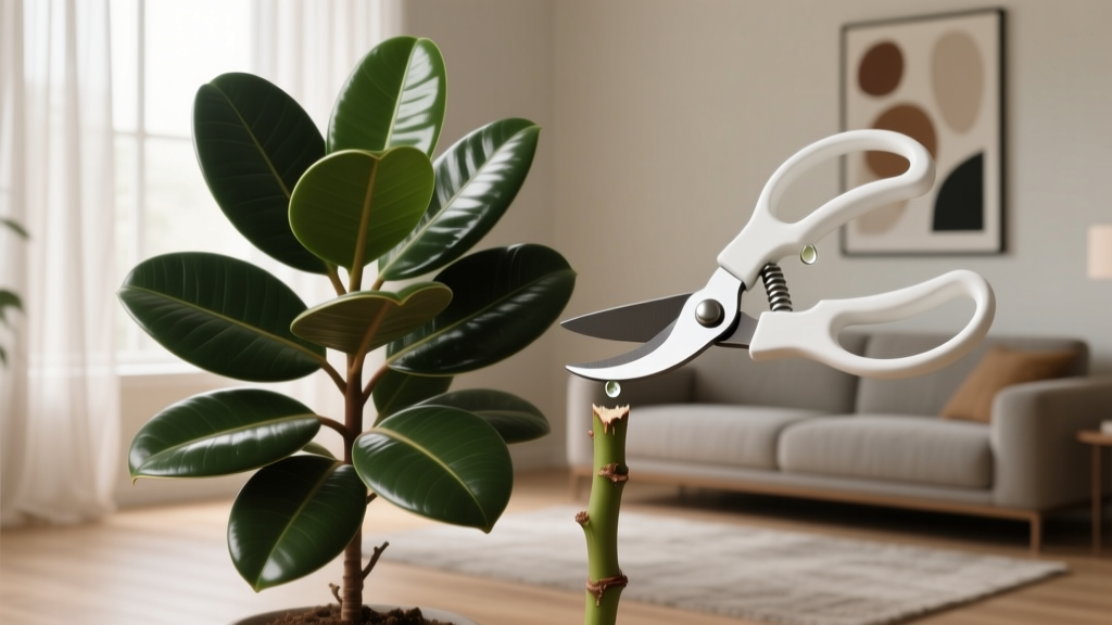 Large How to Trim a Rubber Plant Indoors: The 7-Step Stress-Free Pruning Guide That Saves Your Plant From Legginess, Boosts Bushiness, and Prevents Sap Mishaps (No Gloves? No Problem—We’ll Fix That Too)