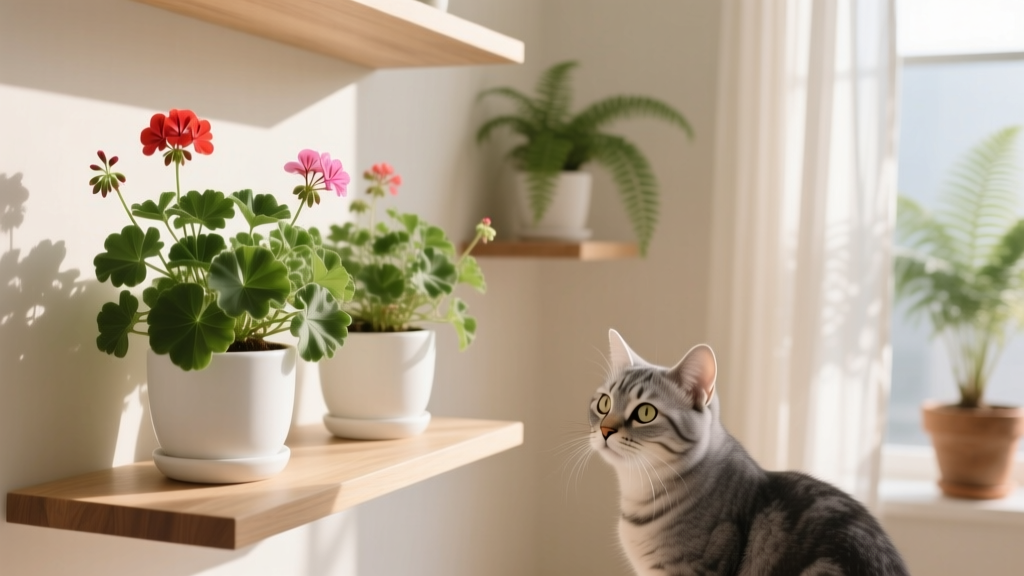Geraniums & Cats: The Truth About Toxicity + Exactly When to Start Seeds Indoors (So Your Feline Stays Safe AND Your Plants Thrive)