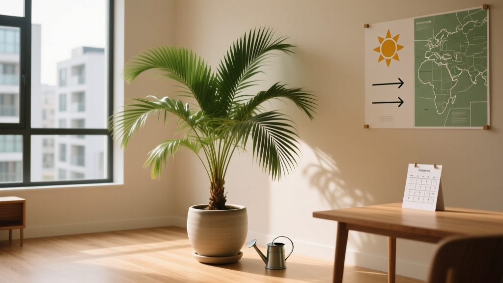 Slow Growing How to Take Care of a Palm Plant Indoors: 7 Mistakes That Kill Your Palm (and the Exact Watering Schedule, Light Map & Repotting Timeline That Actually Works)