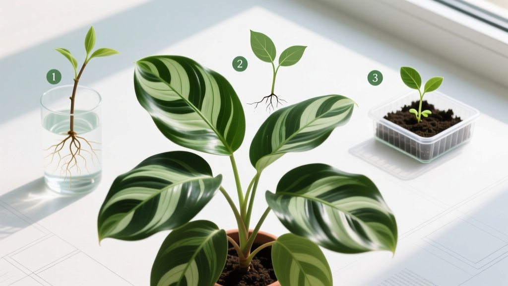 Large How to Propagate Prayer Plant: The 3 Foolproof Methods That Actually Work (No Root Rot, No Wilting—Just Lush, Vibrant Offspring in 10–14 Days)