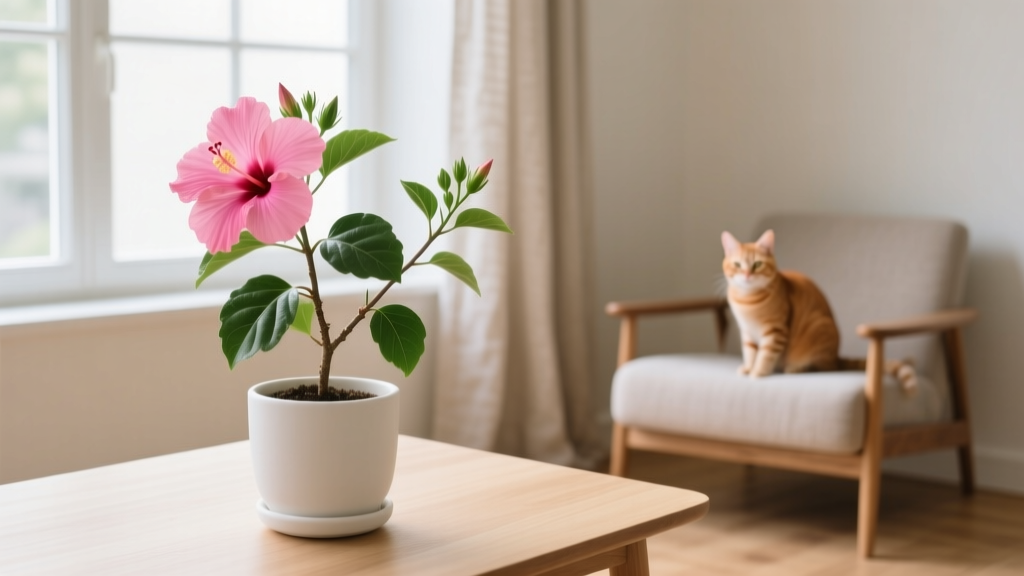 Is Your Indoor Hibiscus Toxic to Cats? The Safe Pruning Guide Every Cat Owner Needs — 7 Non-Negotiable Steps to Trim Without Risk, Prevent Stress, and Keep Your Feline Friend Out of Harm’s Way
