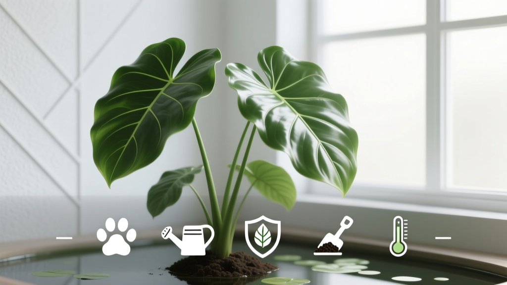 Yes, You *Can* Move Pond Taro Indoors — But Only If You Nail These 5 Pet-Safe Steps (Most Fail at #3)
