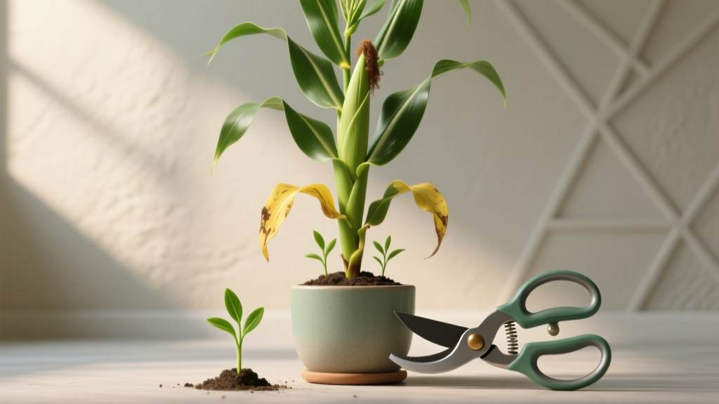How to Get Cuttings from Indoor Corn Plant Not Growing: 5 Science-Backed Steps to Revive & Propagate When Stagnant Growth Says 'Something’s Wrong'