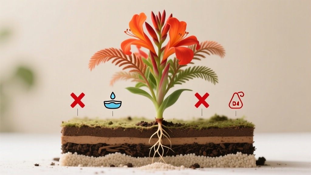 The Exact Soil Mix for Propagating Pride of Barbados: 3 Mistakes That Kill 78% of Cuttings (and How to Fix Them Before You Plant)