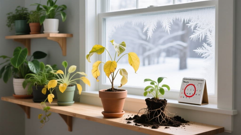 Why Your Indoor Plants in Minnesota Are Turning Yellow — And Exactly When to Repot, Rotate, or Restart (A Month-by-Month Indoor Plant Rescue Guide for Cold-Climate Gardeners)