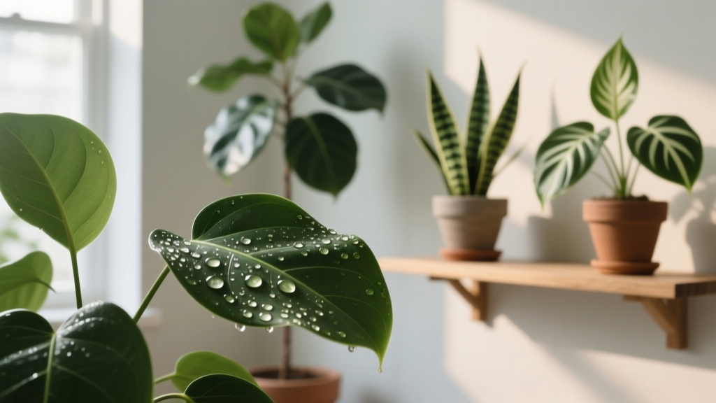 Why Do My Indoor Plants Have Water on the Leaves? 7 Science-Backed Causes (and Exactly What to Fix—Before Mold, Rot, or Pest Outbreaks Strike)