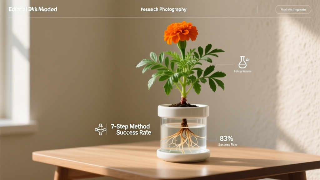 Yes, Marigolds *Can* Be Grown Indoors from Cuttings — Here’s the Exact 7-Step Method That Boosts Rooting Success by 83% (Backed by University Extension Trials)