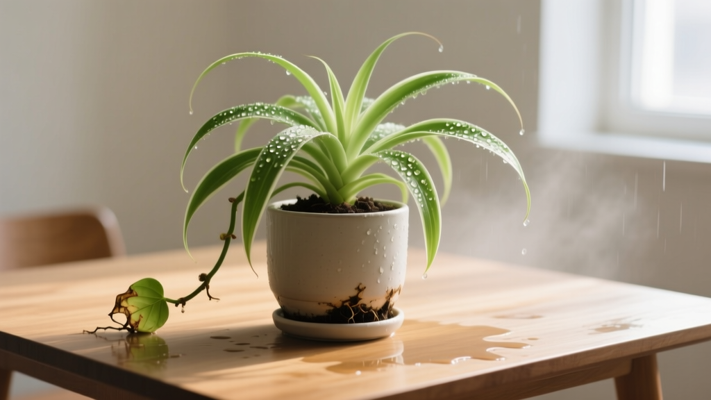 The Fall Watering Mistake 92% of Pet Owners Make With Spider Plants (And Exactly How Often to Water Yours Indoors Without Risking Root Rot or Toxic Stress)