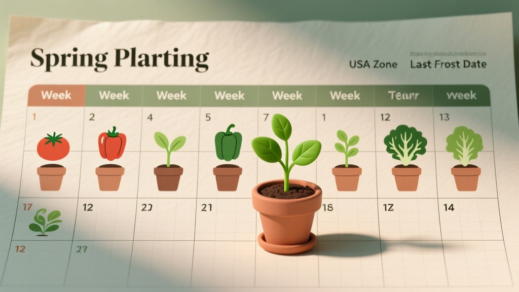 Stop Guessing: The Exact Week-by-Week Indoor Seed-Starting Calendar for Spring Planting (Based on Your USDA Zone & Last Frost Date—No More Leggy, Weak Seedlings!)