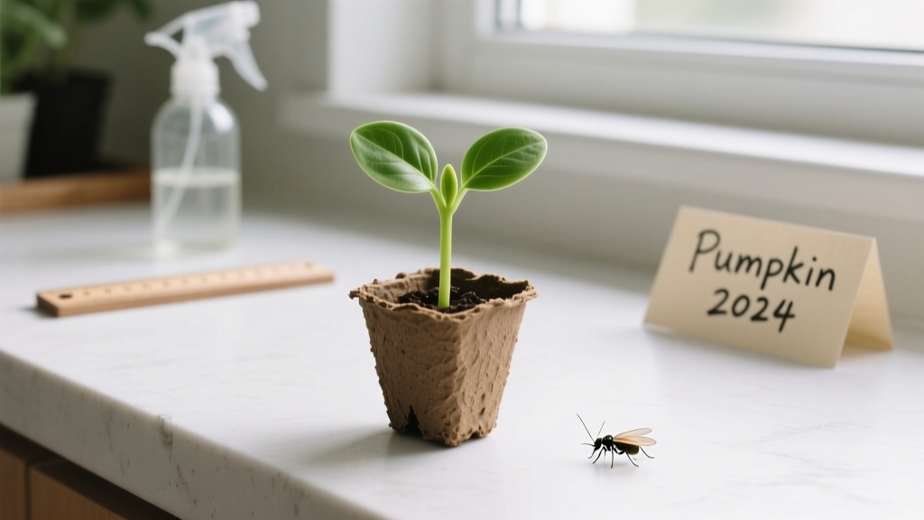 How to Plant Pumpkins from Seeds Indoors Pest Control: The 7-Step Indoor Start That Stops Aphids, Fungus Gnats & Damping-Off Before They Strike — No Pesticides, No Guesswork, Just Strong Seedlings Ready for the Garden