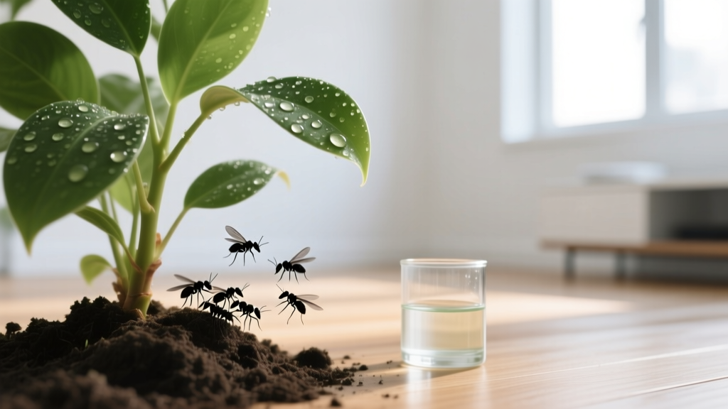 How to Kill Small Black Knats Around Damp Plants Indoors in Bright Light: 7 Science-Backed Steps That Work in 48 Hours (No Sticky Traps or Toxic Sprays)