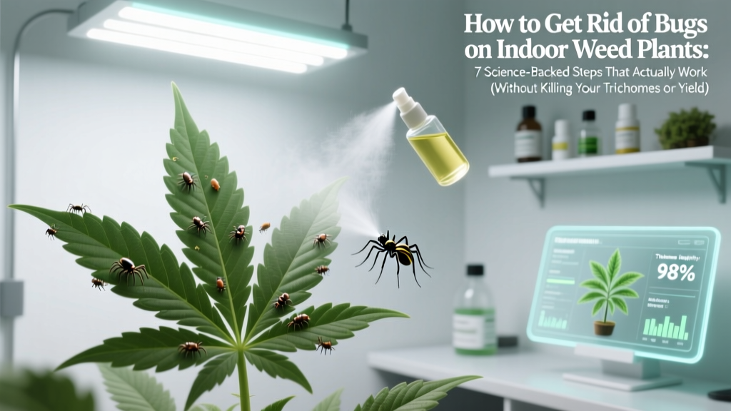 Large How to Get Rid of Bugs on Indoor Weed Plants: 7 Science-Backed Steps That Actually Work (Without Killing Your Trichomes or Yield)
