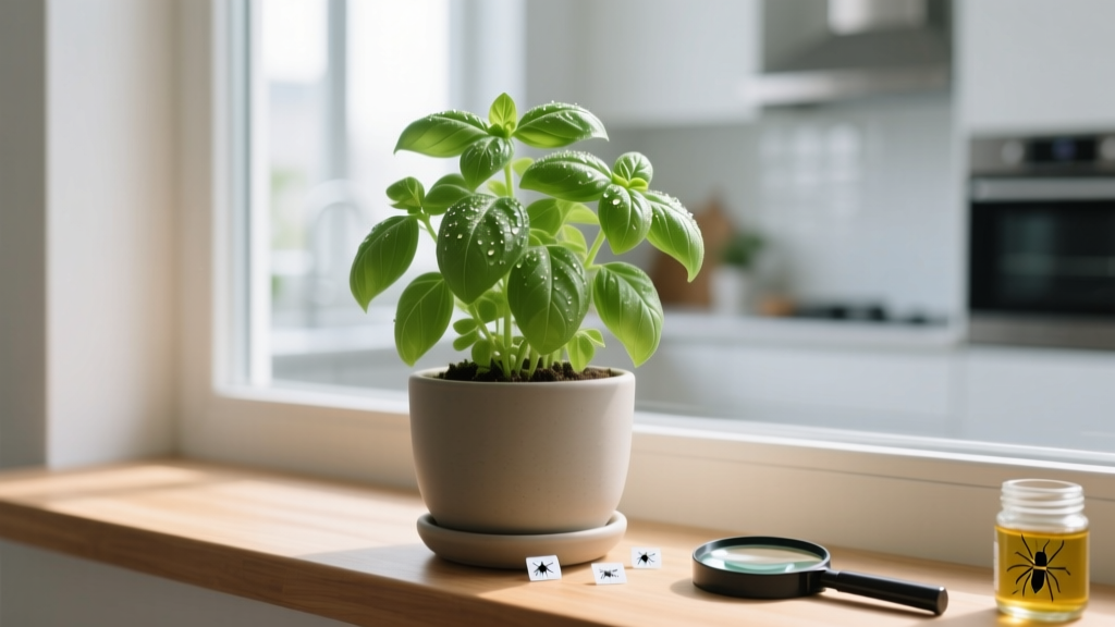 How to Care for a Potted Basil Plant Indoors Pest Control: 7 Science-Backed Tactics That Stop Aphids, Spider Mites & Fungus Gnats Before They Wreck Your Herb Garden (No Pesticides Needed)