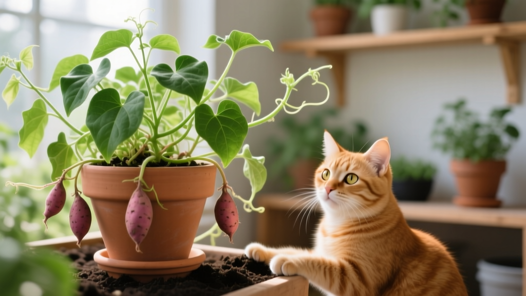 Sweet Potato Plants & Cats: What You *Must* Know Before Propagating — Because Yes, They’re Toxic (But Here’s Exactly How to Grow Them Safely Without Risking Your Feline)