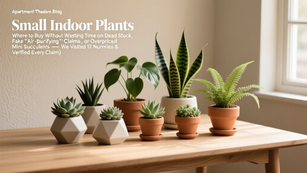 Small Indoor Plants in Bangalore: Verified Nurseries & Tips