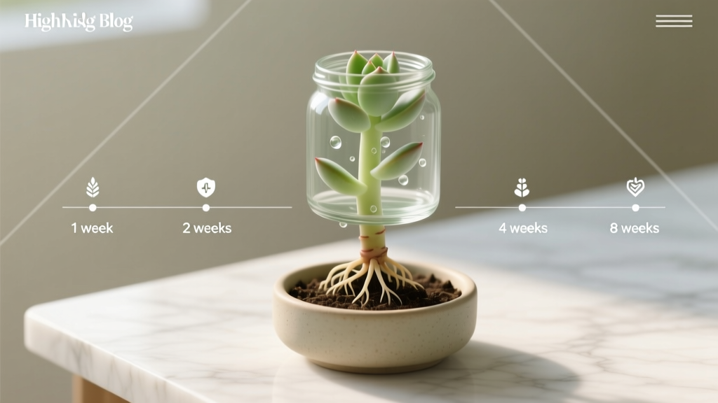Succulent how long does it take propagated plants to grow roots? Here’s the real timeline—plus why yours might be stuck at 2 weeks (and exactly how to fix it before rot sets in)