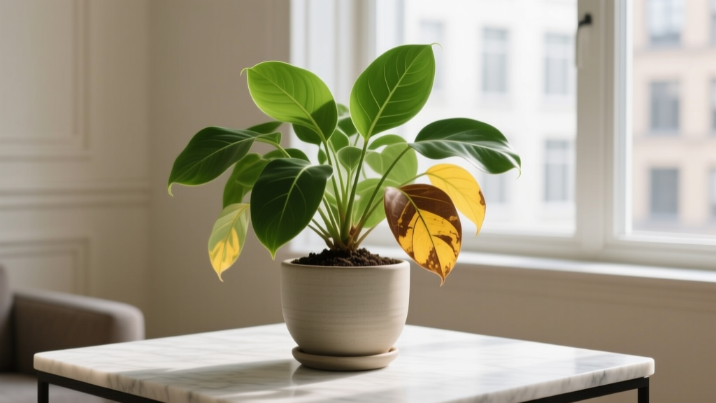 Flowering why is my indoor plant turning yellow and brown? 7 science-backed causes (and exactly what to fix *today* — before your blooms drop or roots rot)