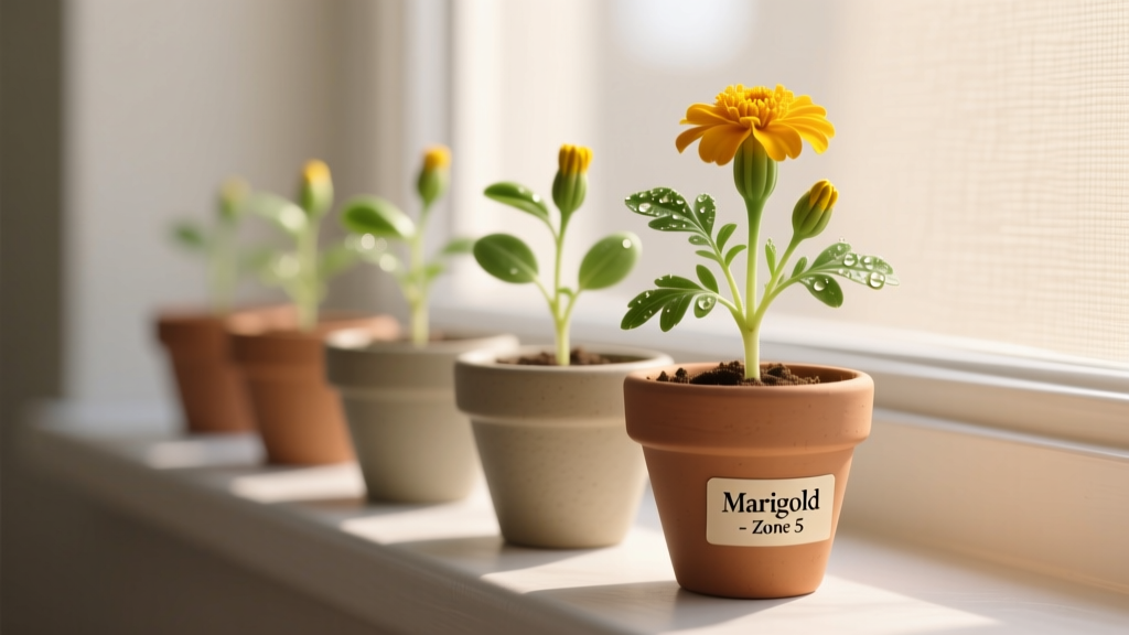 Stop Guessing: The Exact Indoor Marigold Seed-Starting Window (Based on Your Zone + Frost Dates)—Plus 3 Mistakes That Kill 78% of First-Time Seedlings Before Transplant
