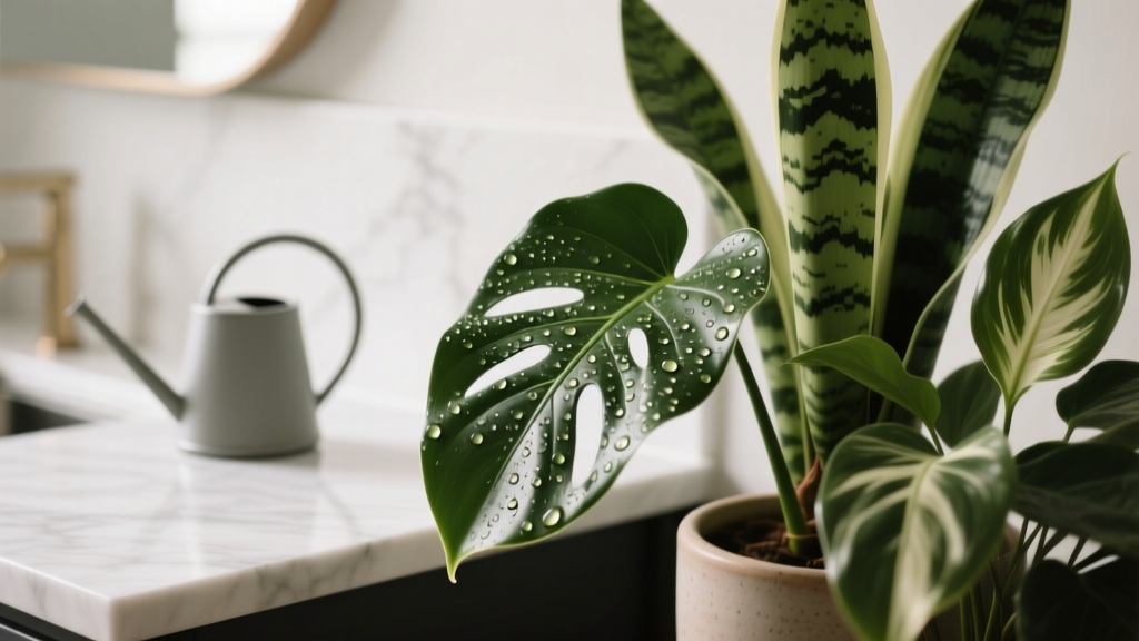 Why Are My Indoor Plant Leaves Wet? The Truth About Watering Schedules, Humidity Traps, and 5 Hidden Causes You’re Overlooking — Plus a Custom Watering Plan That Actually Works