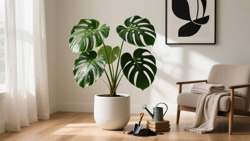 Large How to Water a Large Indoor Plant: The 7-Step System That Prevents Root Rot, Saves 3+ Hours Weekly, and Doubles Leaf Vigor (Backed by University Extension Research)