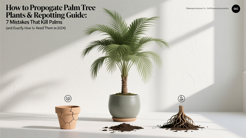 How to Propagate Palm Tree Plants & Repotting Guide: 7 Mistakes That Kill Palms (and Exactly How to Avoid Them in 2024)