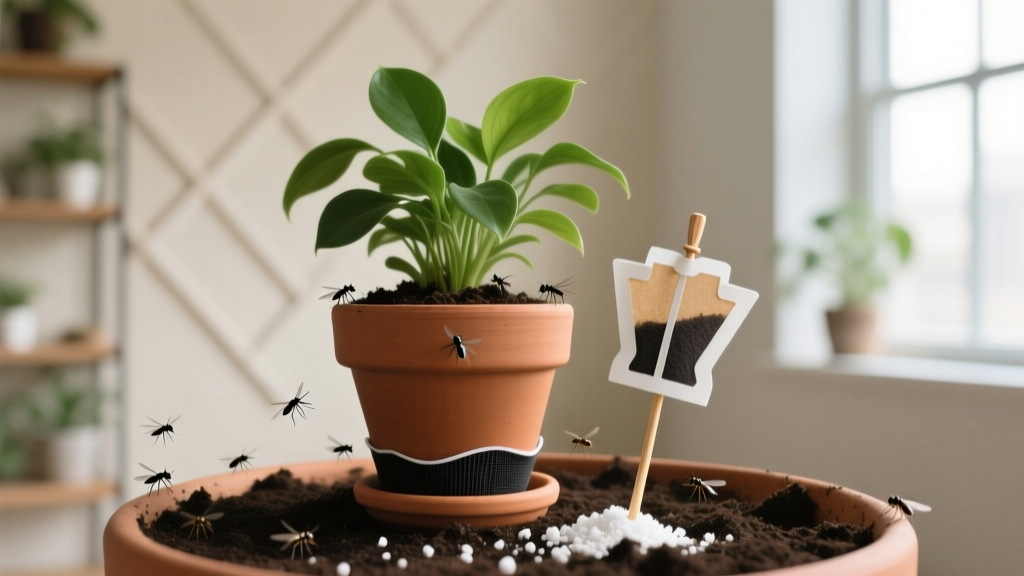 How to Kill Gnats in Indoor Plant Soil Under $20: 7 Proven, Non-Toxic Methods That Work in 48 Hours (No Sprays, No Replanting, No Guesswork)