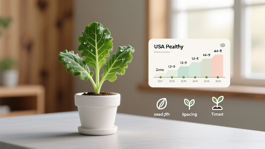 When Do You Plant Kale Seeds Indoors for Beginners? The Exact Timing Chart (Based on Your USDA Zone + 3 Simple Steps to Avoid Leggy Seedlings & Transplant Shock)