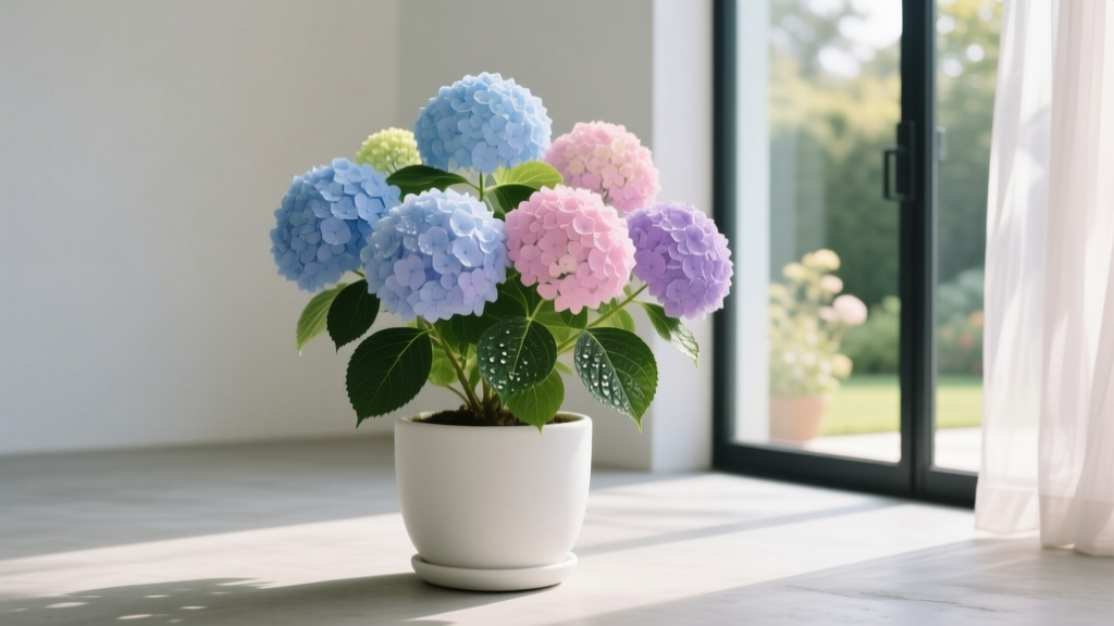 Why Is Hydrangea an Indoor or Outdoor Plant in Bright Light? The Truth About Light Tolerance — 5 Critical Mistakes That Kill Your Blooms (and How to Fix Them)