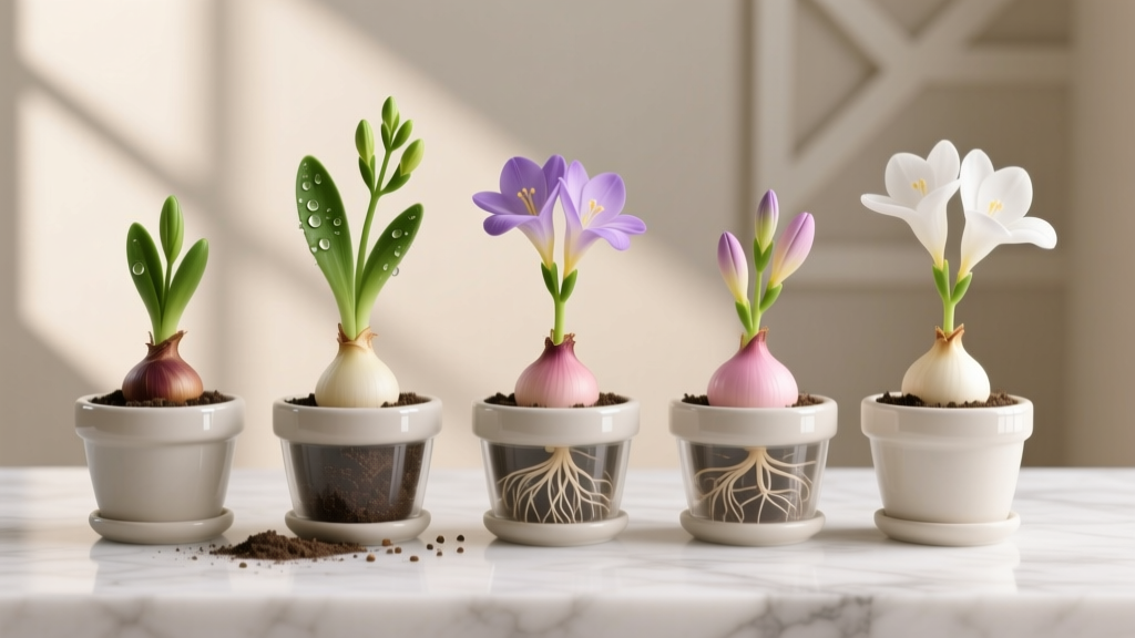 How to Plant Freesia Bulbs in Pots Indoors: A Fertilizer Guide That Actually Prevents Leggy Stems, Yellow Leaves, and Zero Blooms — 7 Exact Steps Used by Award-Winning Indoor Gardeners