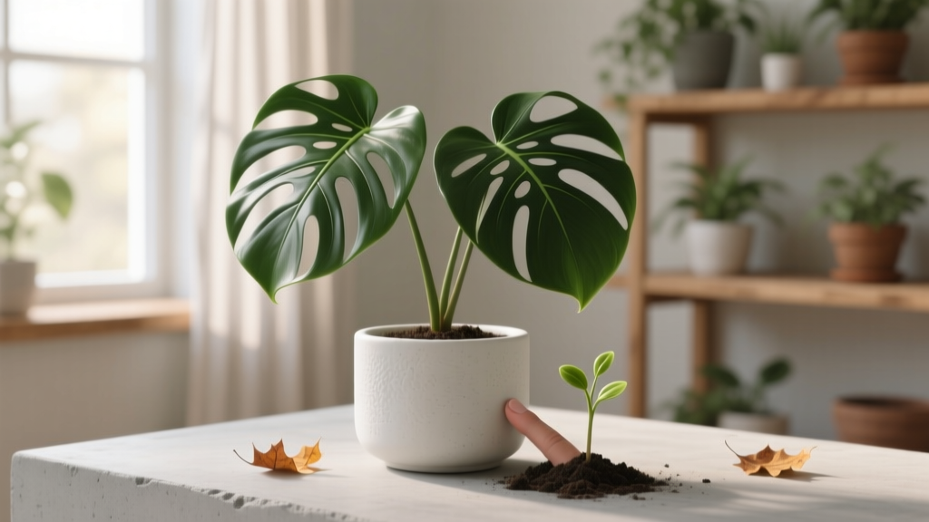 Indoor How to Water Your Indoor Plants: The 7-Second Finger Test, Seasonal Adjustments, and Why 'Every Tuesday' Is Killing Your Monstera (Backed by Horticultural Science)