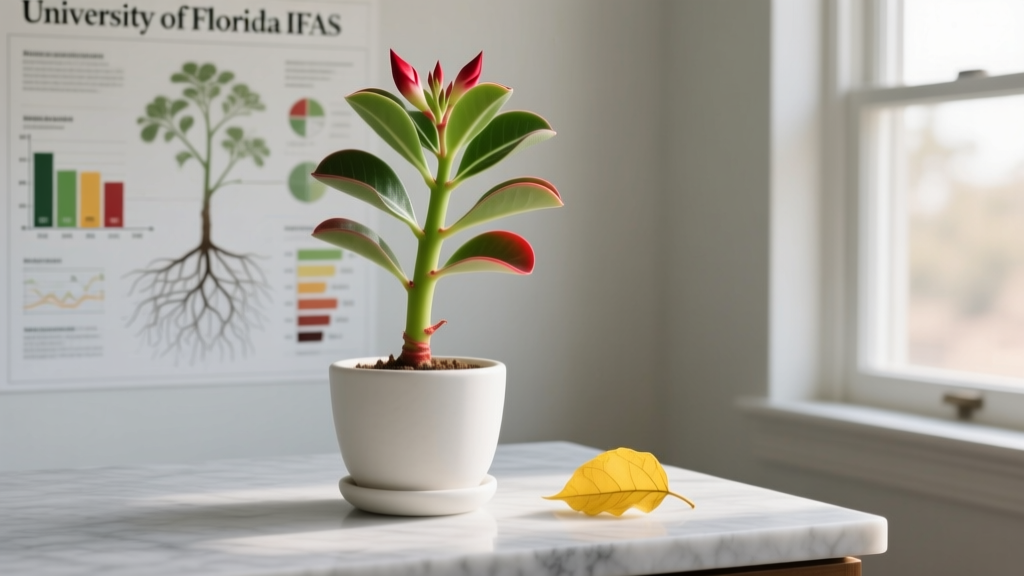 Is Adenium an indoor plant with yellow leaves? Here’s exactly what yellowing means—and the 5-step fix most growers miss (backed by horticultural research from University of Florida IFAS)