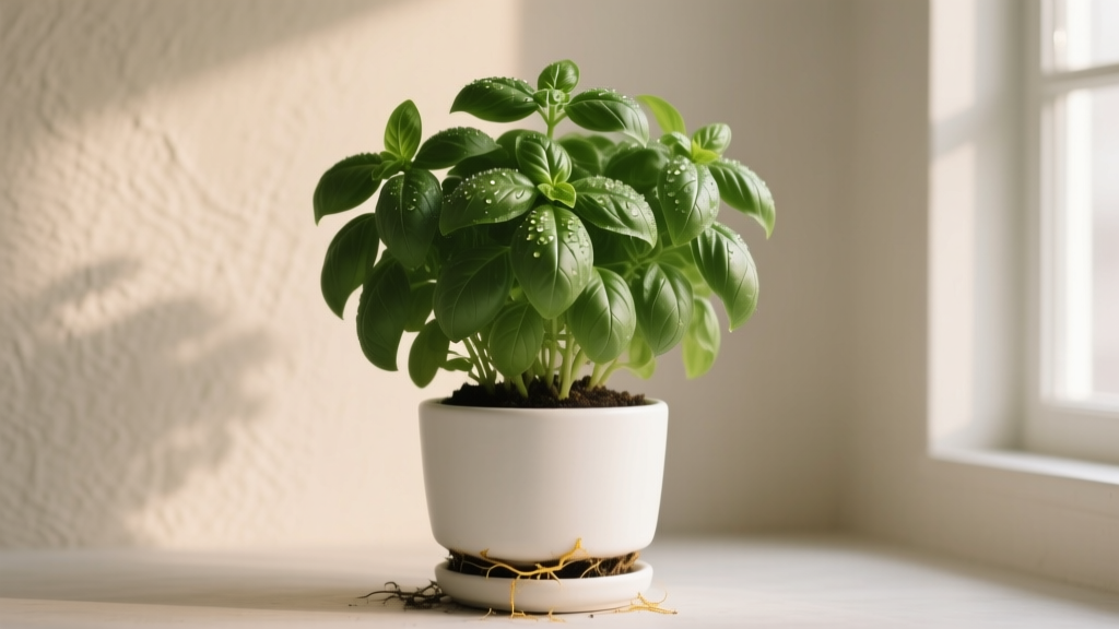 Stop Drowning Your Basil: The Exact Watering Method for Large Indoor Plants (No More Yellow Leaves, Root Rot, or Guesswork—Just Thriving, Fragrant, Bushy Growth Every Time)