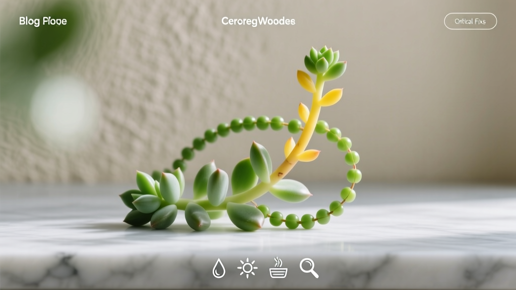 How to Propagate a Rosary Plant with Yellow Leaves: A Step-by-Step Rescue Guide That Saves Your Plant *Before* Root Rot Takes Hold (7 Critical Fixes You’re Probably Skipping)