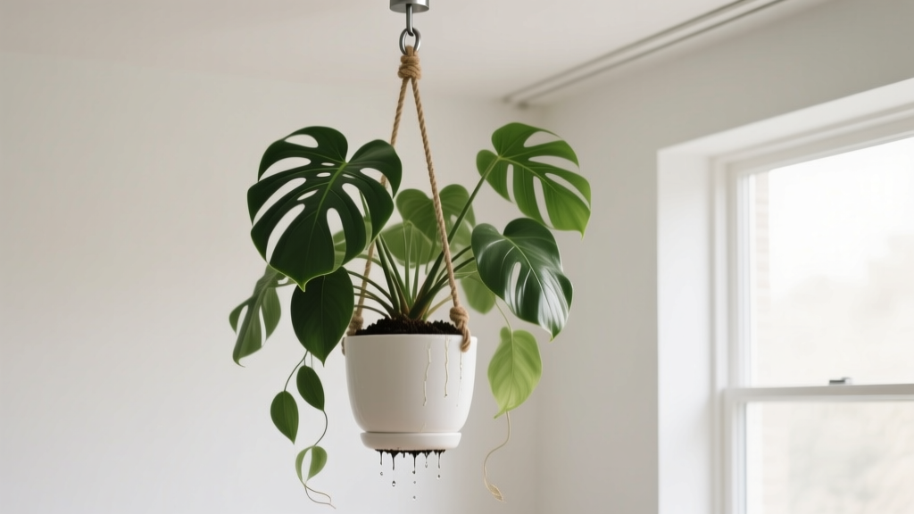 How Heavy Is a Large Hanging Plant With Water Indoors? The Shocking Weight Gain You’re Not Accounting For (And How to Hang It Safely Without Ceiling Damage)