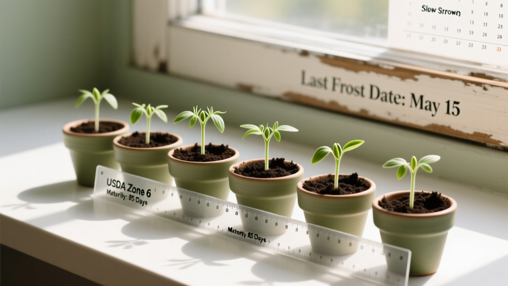 Slow-growing tomatoes? Here’s the exact indoor seed-starting window you need—based on your USDA zone, last frost date, and variety maturity days (not just '6–8 weeks before frost' advice that fails 63% of gardeners)